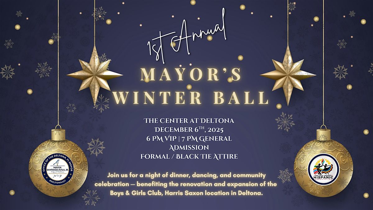 Mayor\u2019s 1st Annual Winter Ball
