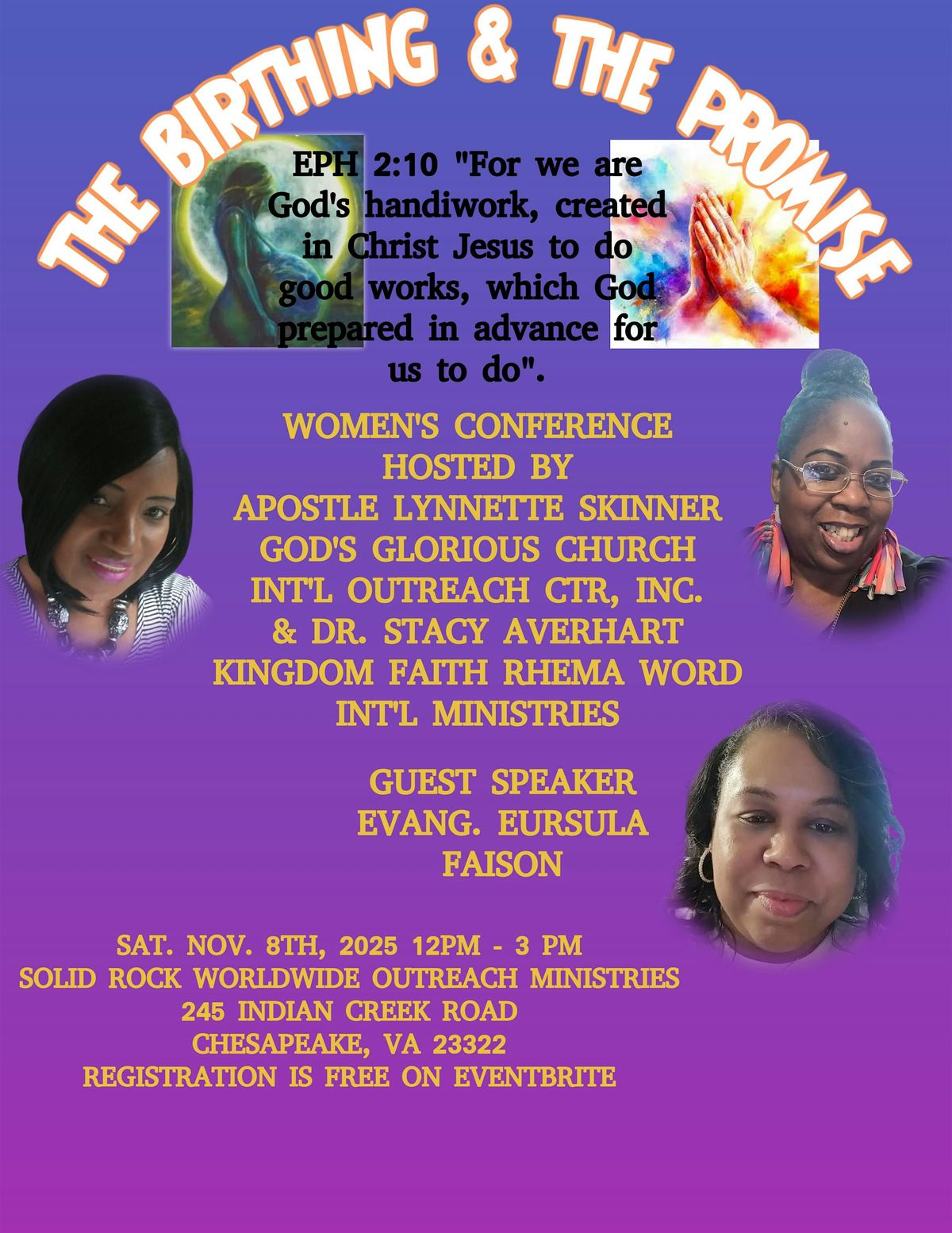 THE BIRTHING & THE PROMISE WOMEN'S CONFERENCE