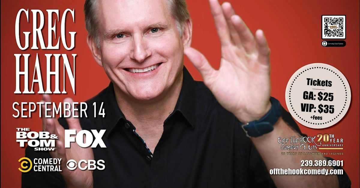 Comedian Greg Hahn Live In Naples, Florida!