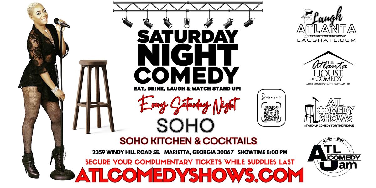 Saturday Comedy @ Soho Lounge