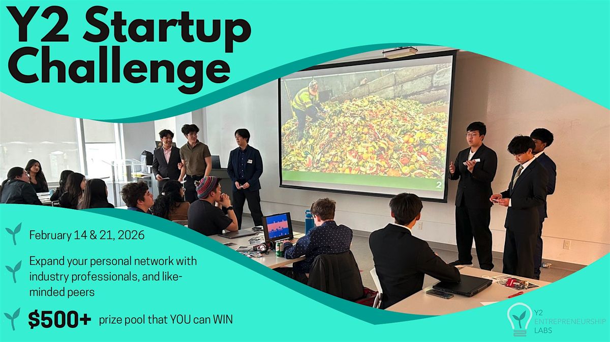 Y2 Startup Challenge for high-school students (February 14 & 21, 2026)