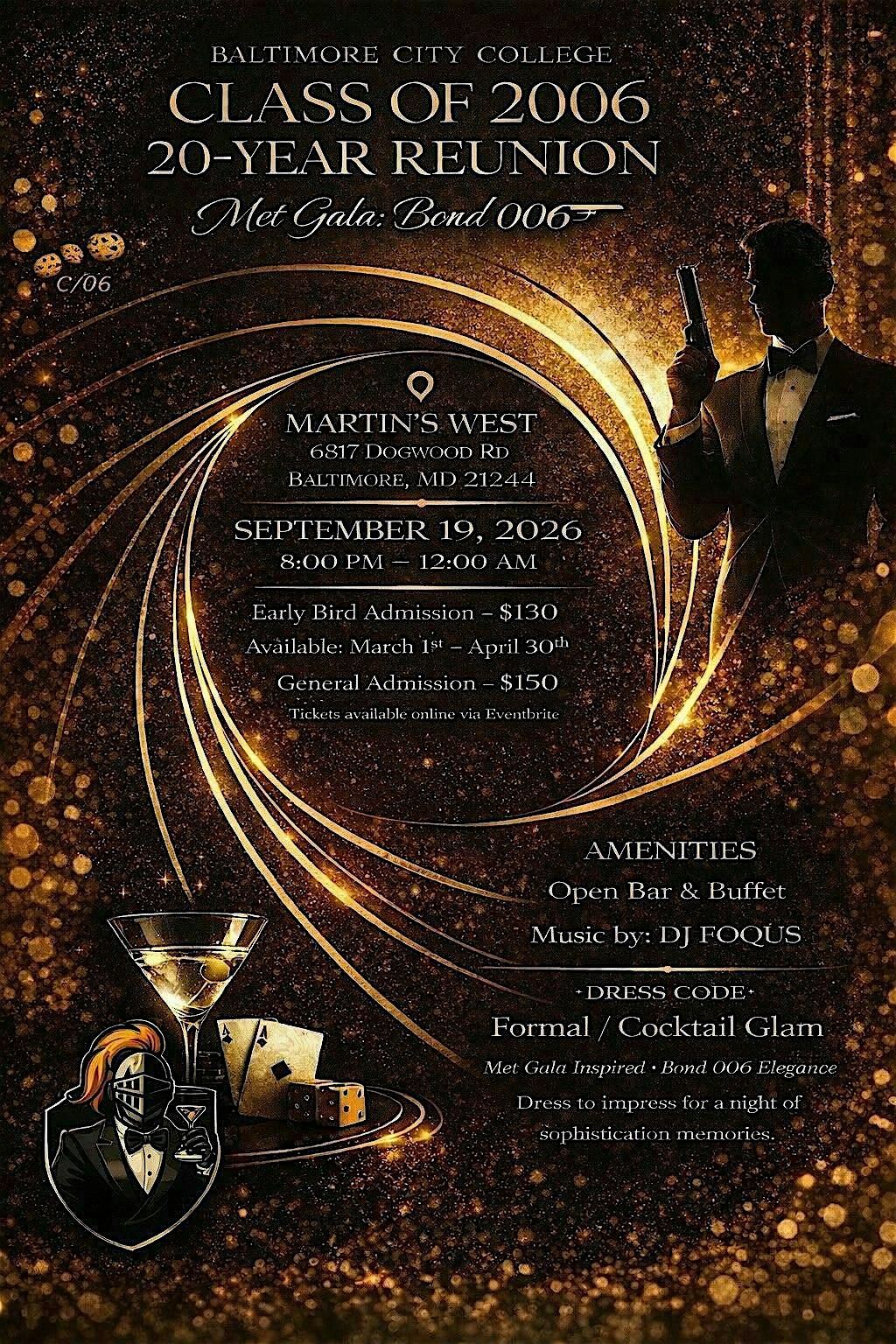 Baltimore City College C\/o 2006 20-Year Class Reunion