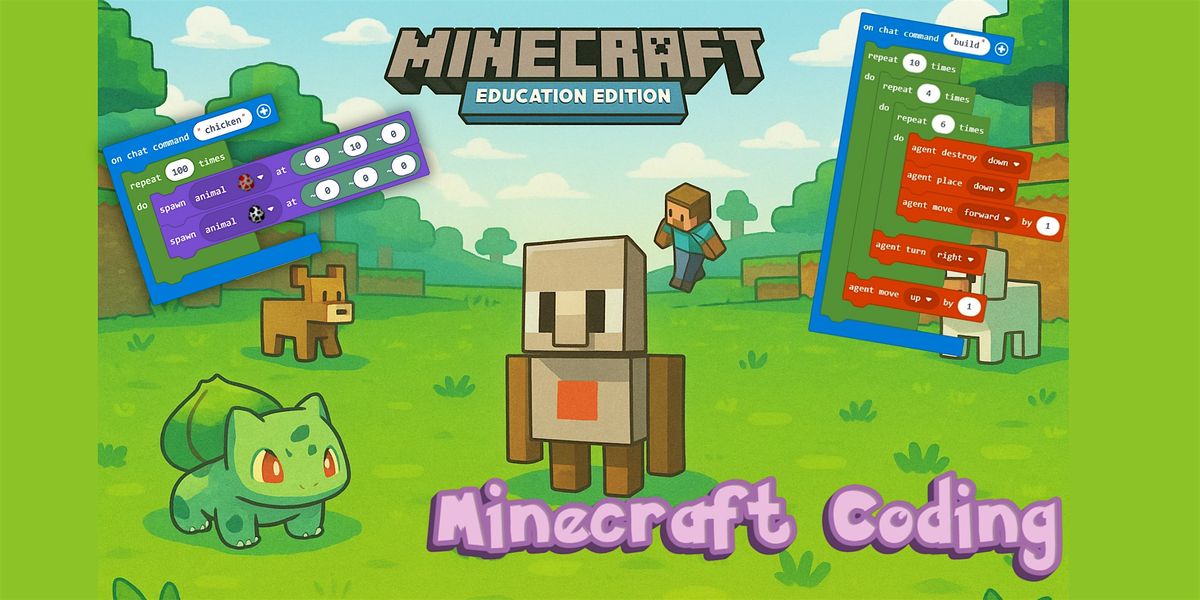 Year-End 2025 Minecraft Coding Camp Near Me (Novena) (Ages 8\u201312)