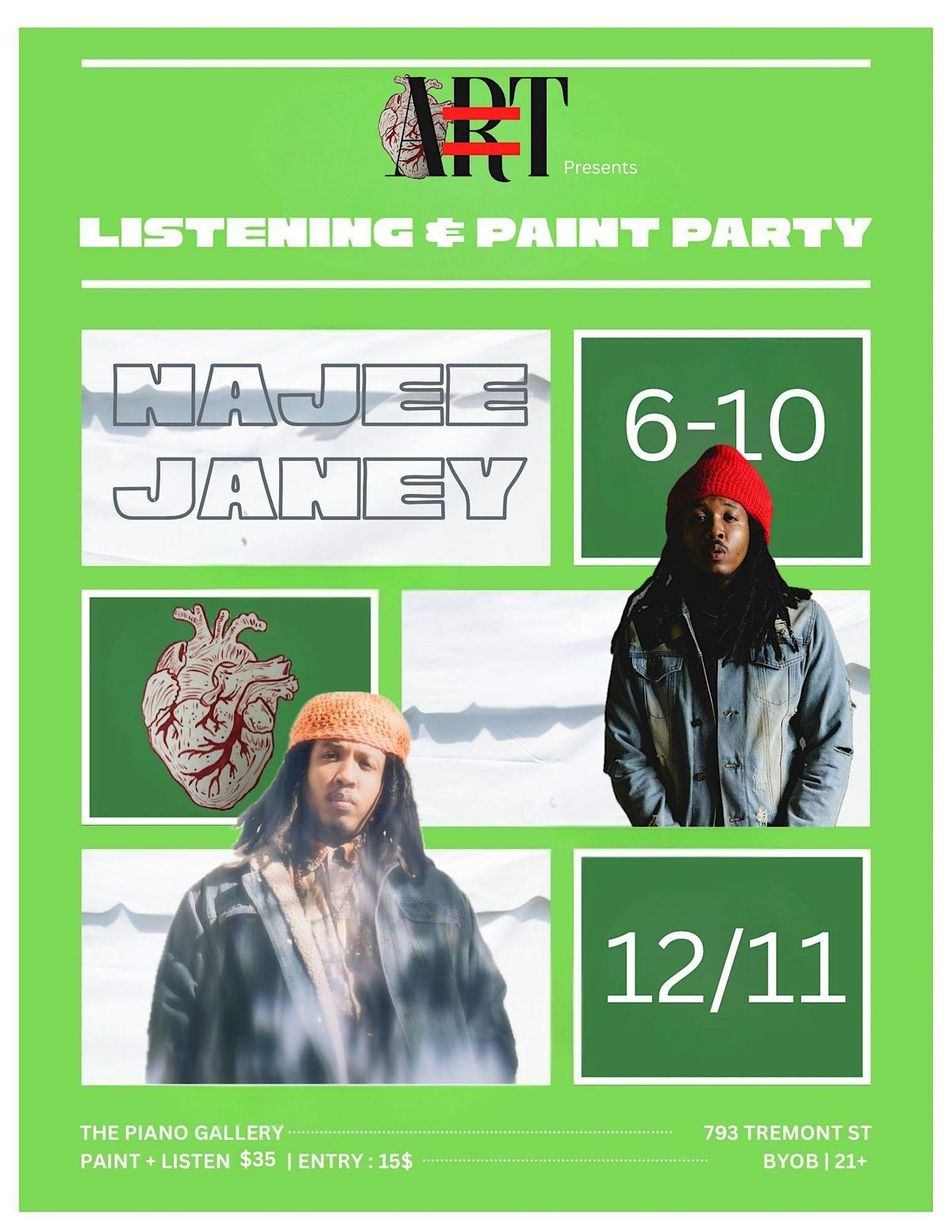 Listening & Paint Party Ft. Najee Janey