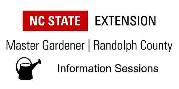 Randolph County Master Gardener Information Session #3