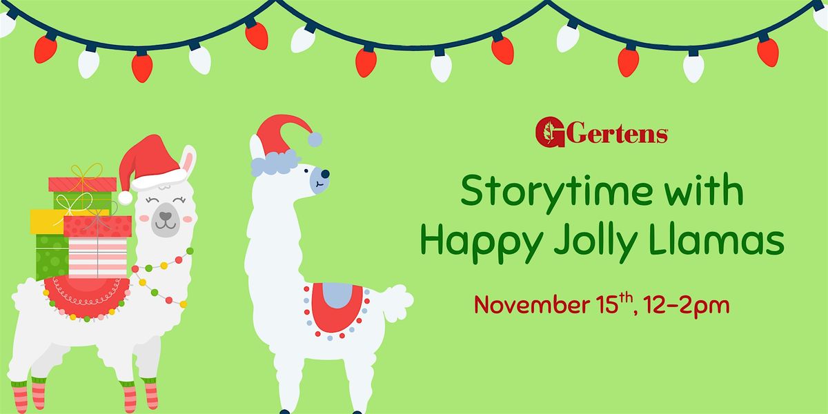 Storytime with Happy Jolly Llamas