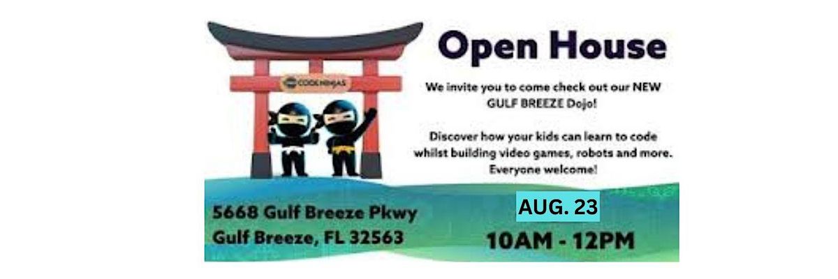 NEW! Code Ninjas Gulf Breeze Open House! Explore the opportunities for kids