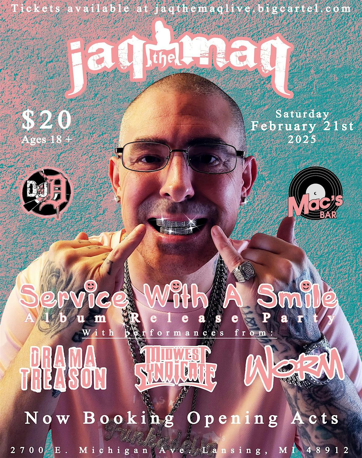 Jaq The Maq's Service With A Smile Album Release Party