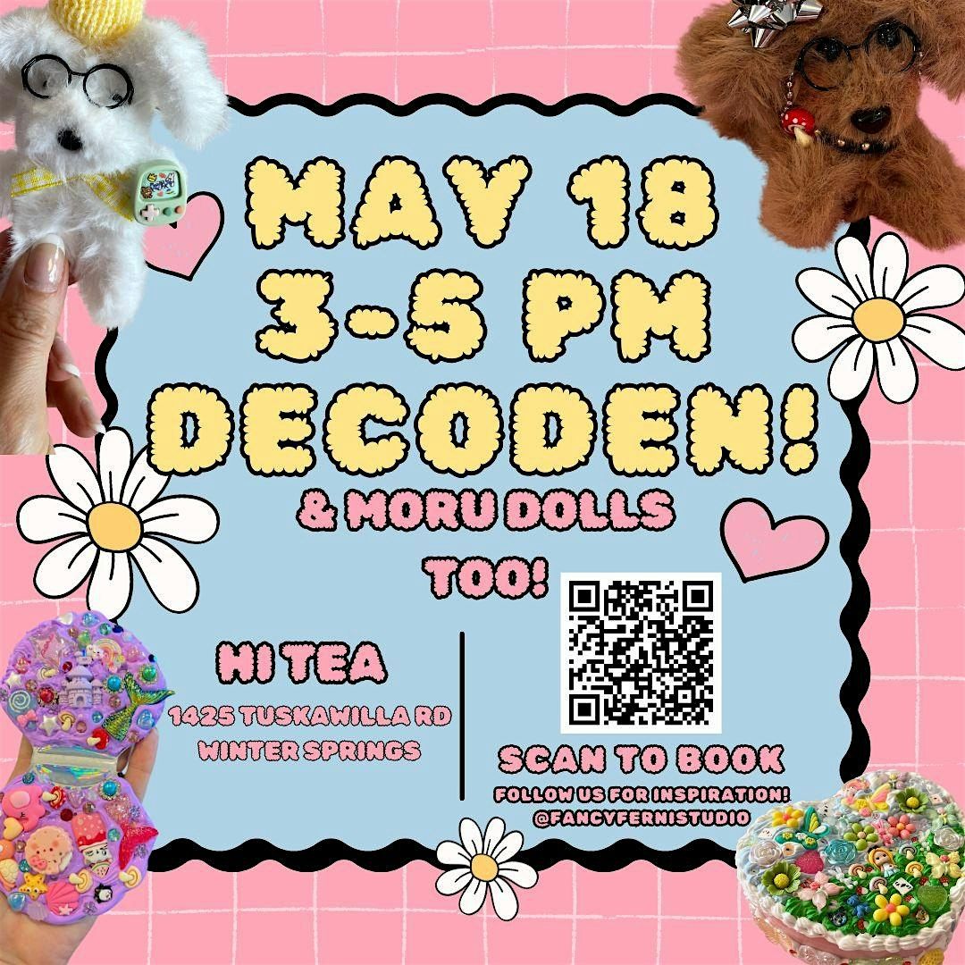 Decoden & Moru Doll Workshop at HiTea!