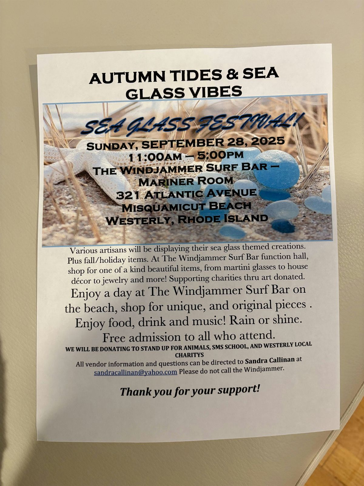 Autumn Tides and Sea Glass Vibes Sea glass plus more festival