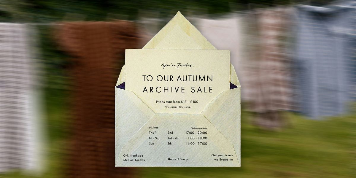 AUTUMN ARCHIVE SALE