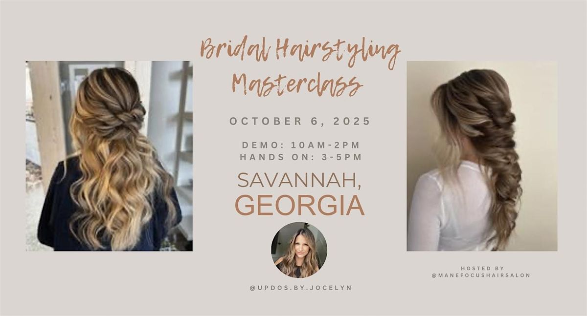 Bridal Hairstyling Masterclass