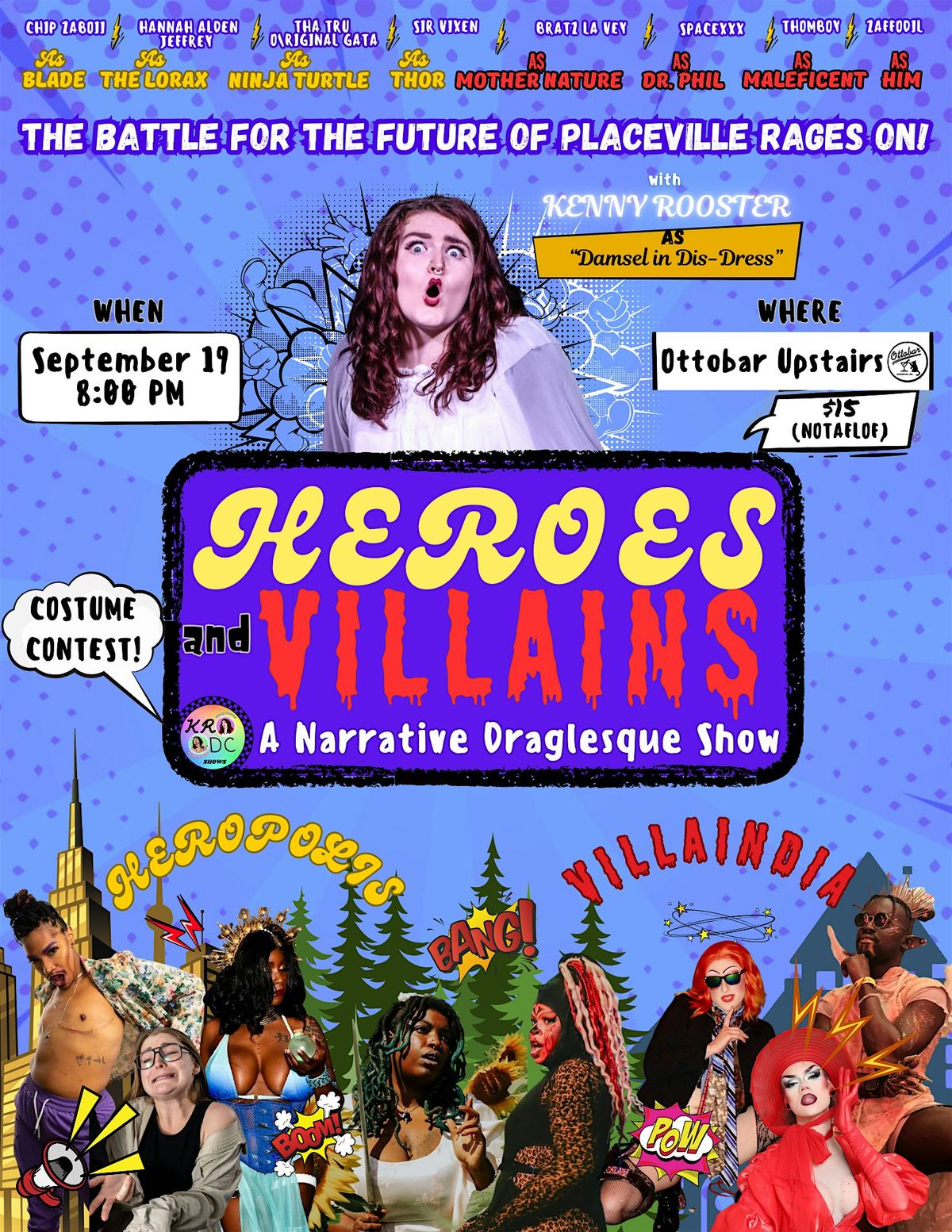 Heroes and Villains: A Narrative Draglesque Experience