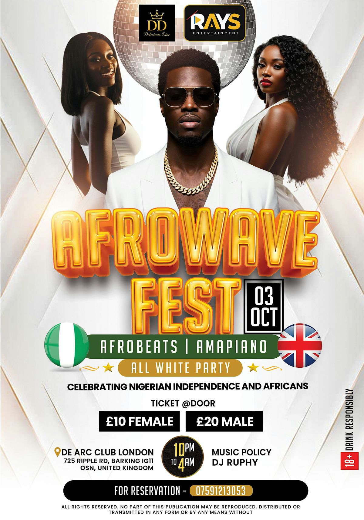 Afrowave Fest \u2013 All White Party