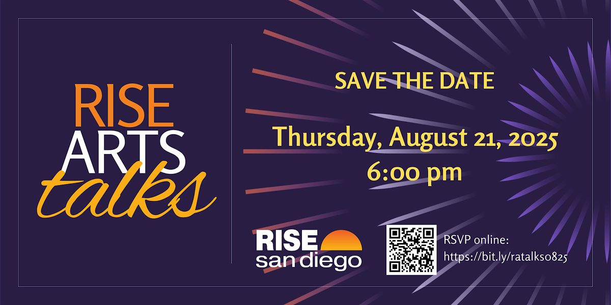 RISE Arts Talk: August 2025