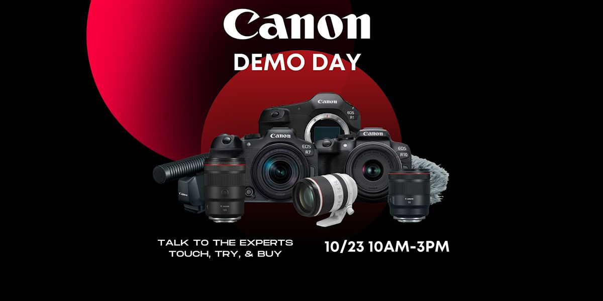 Canon Demo Day at Pitman Photo Supply