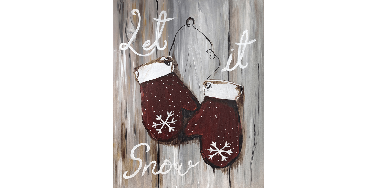Rustic Winter Mittens - Paint and Sip in Boston | Classpop!\u2122