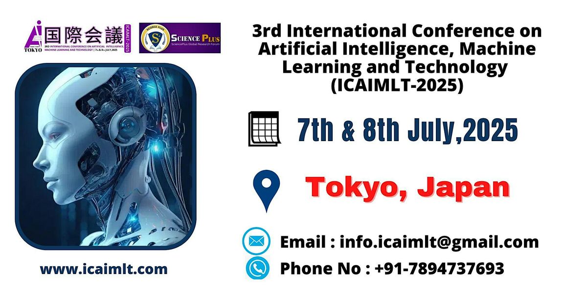 3rd International Conference on Artificial Intelligence, Machine ...