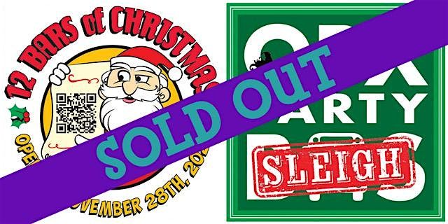 SOLD OUT: 12 Bars of Christmas VIP crawl on OBX Party Sleigh (GREEN ROUTE)