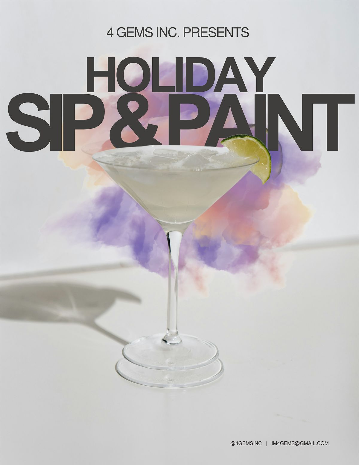 GEMS Inc. Holiday Sip & Paint