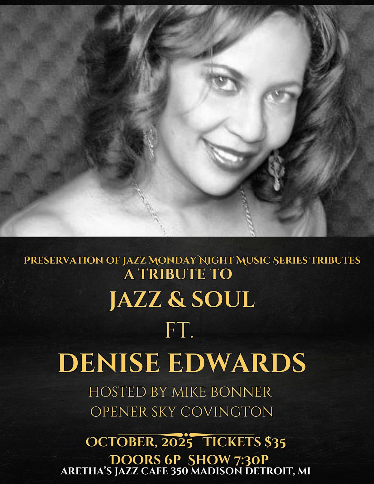 A Tribute to Jazz & Soul ft Denise Edwards