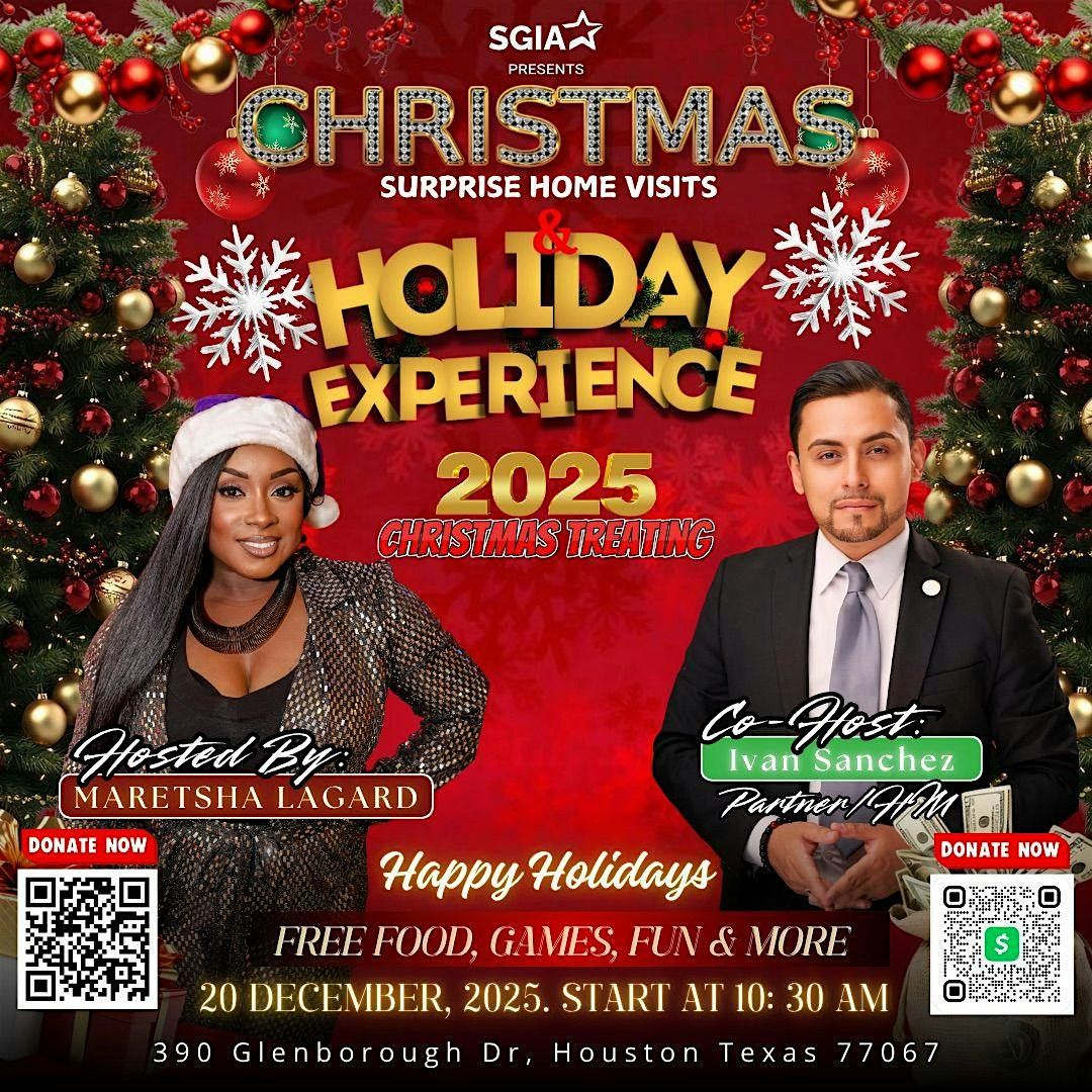 Holiday Experience: Kids Entertainment and Toy Giveaway (Volunteers Needed)