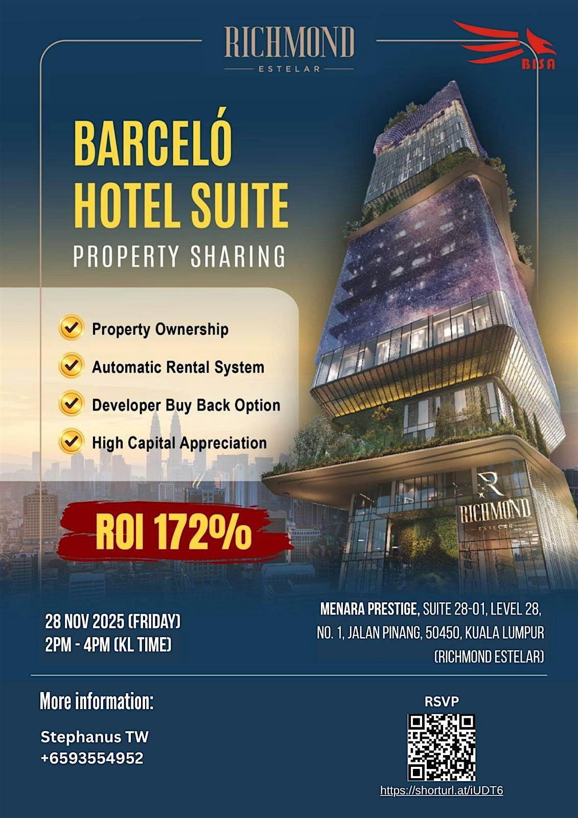 BARCELO HOTEL SUITE (Property Sharing)