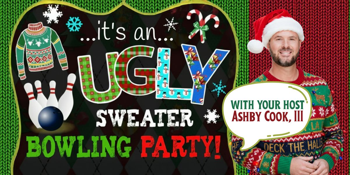 Ugly Christmas Sweater Realtor Bowling Party with DJ Scottie Da'Body