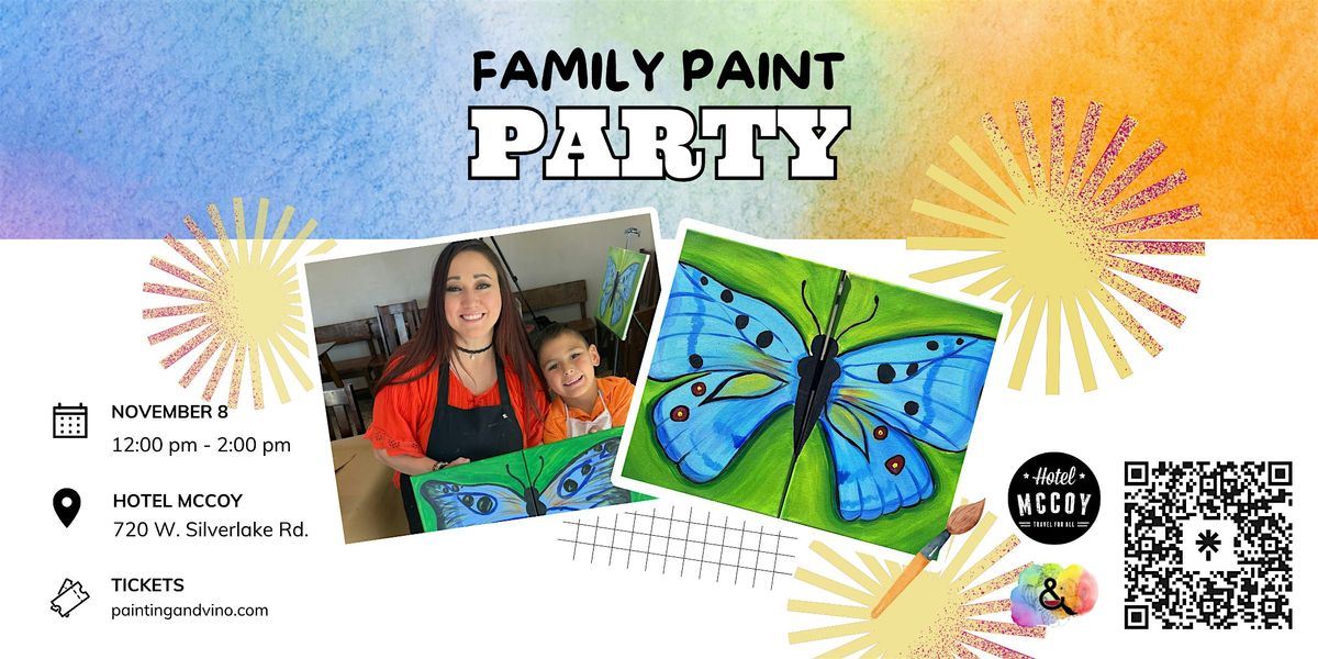Family Paint Party at Hotel McCoy