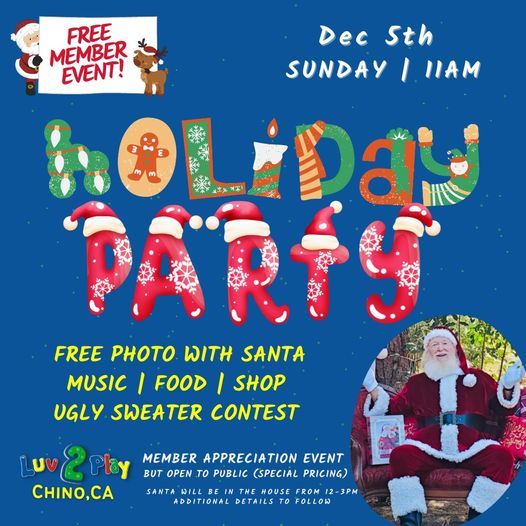 Holiday Party At Luv 2 Play Chino At Luv 2 Play Chino CA On 5th holiday-party-at-luv-2-play-chino-at-luv-2-play-chino-ca-on-5th