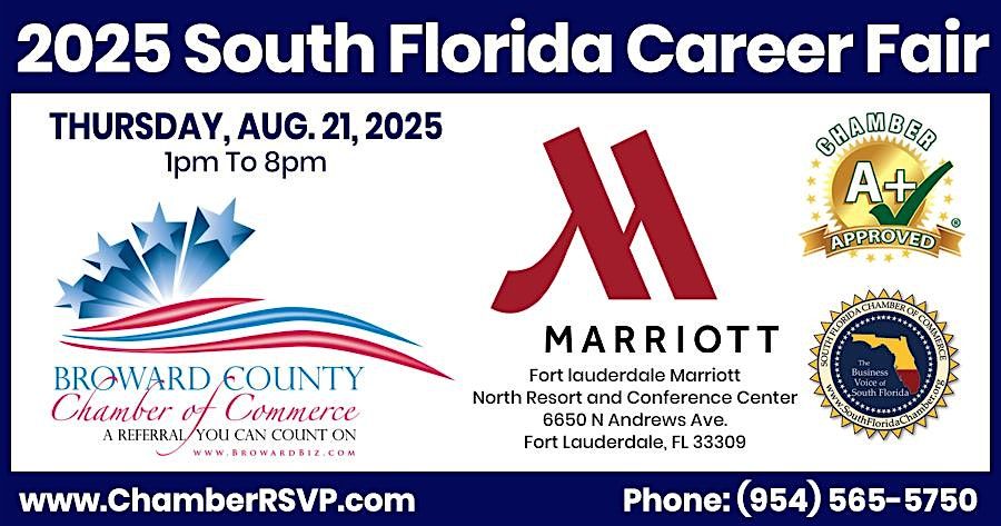 South Florida Career Fair August 21st, 2025