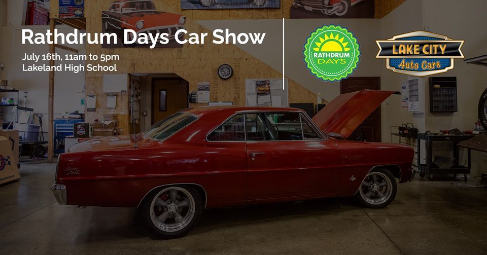 Rathdrum Days Car Show Sponsered by Lake City Auto Care Lakeland