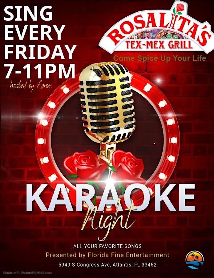 Rosalitas Tex Mex Karaoke Fridays