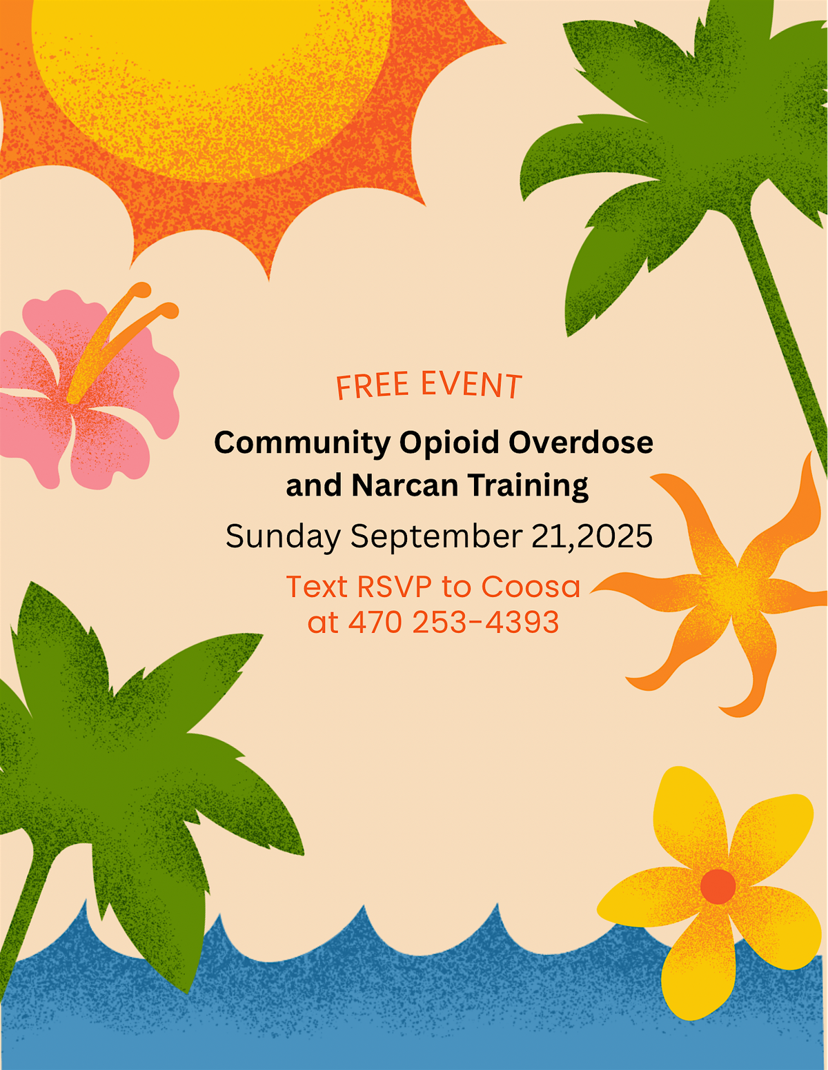 Free Community Opioid Overdose and Narcan Training