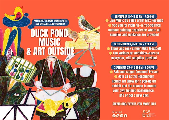 Duck Pond Music: Free Live Music, Art & Fun!