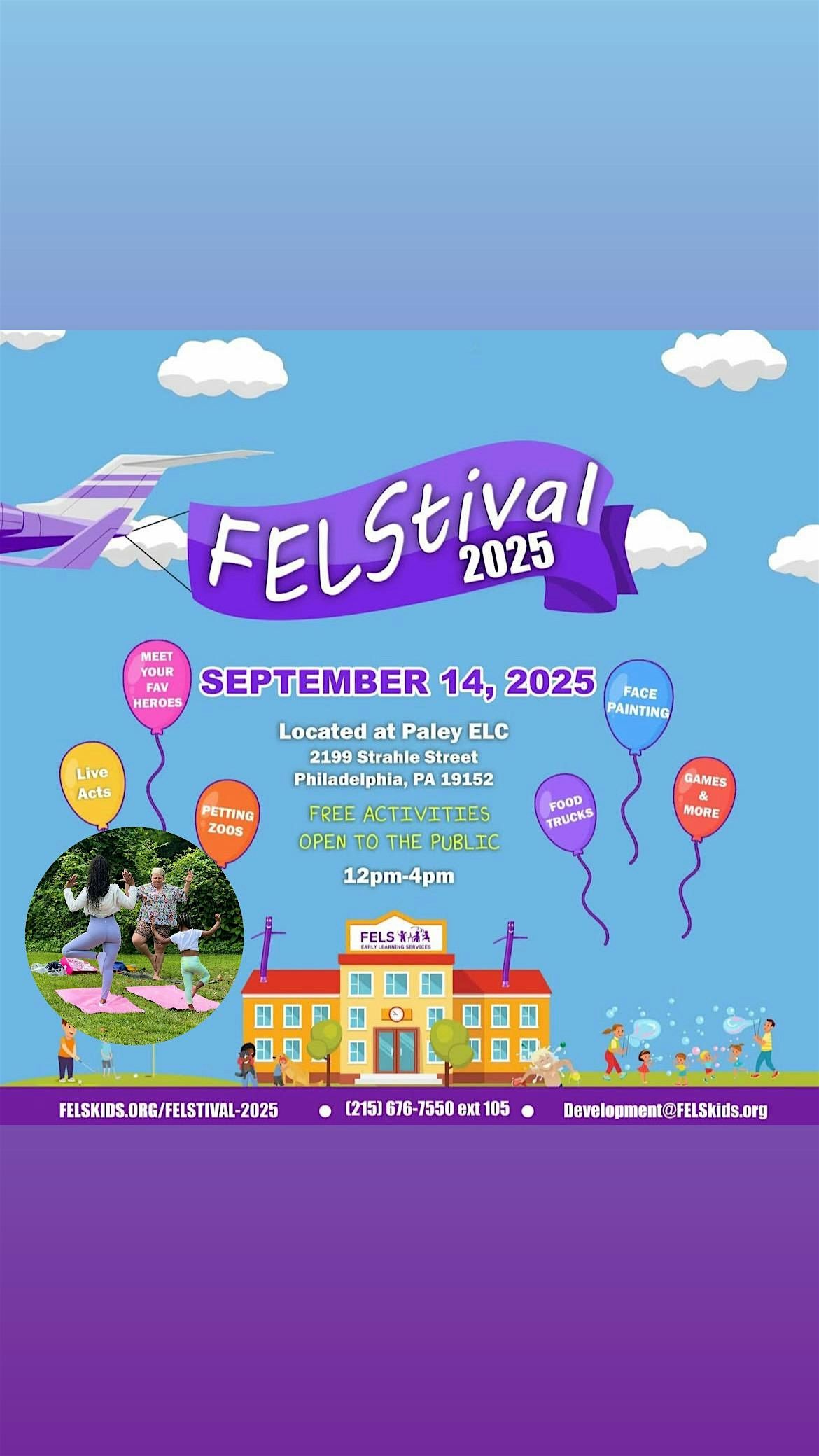 Fels Kids Festival +Mommy & Me Yoga