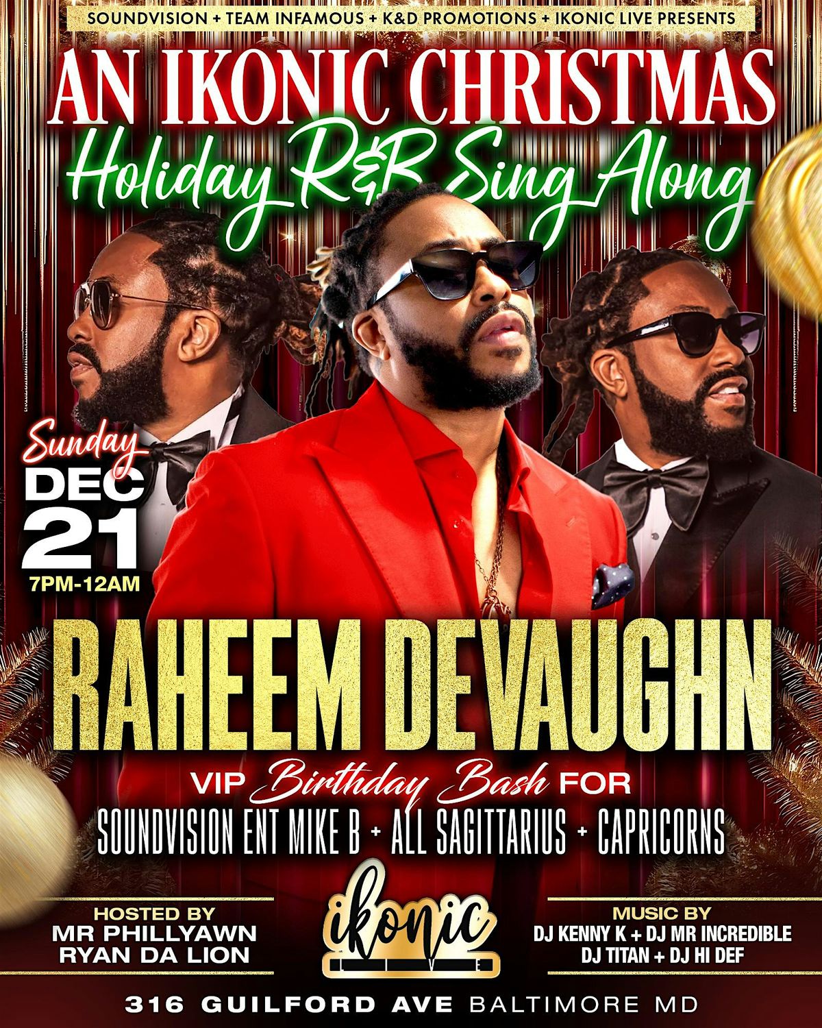 An Ikonic Christmas Holiday R&B Sing Along W\/ Raheem DeVaughn