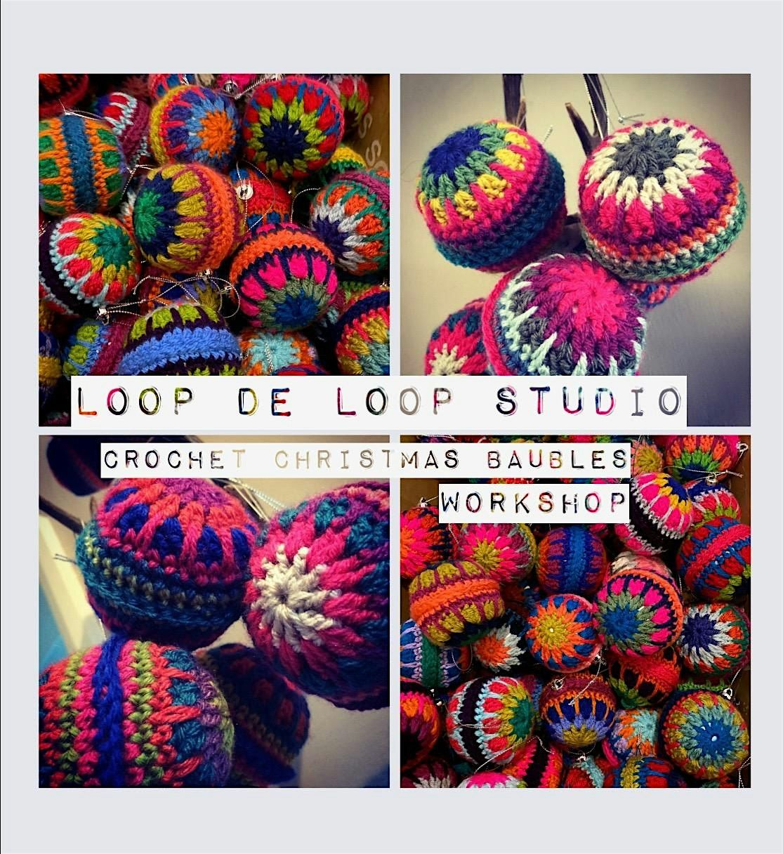 Beginner plus- Christmas Crochet Baubles