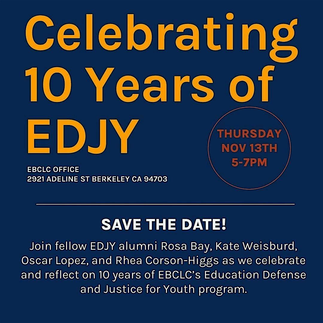 Celebrating 10 Years of EDJY
