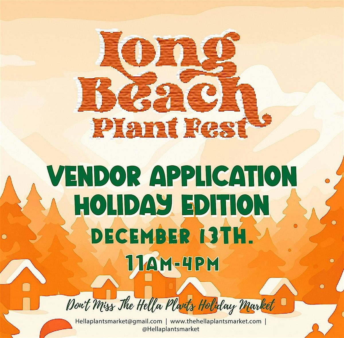 Long Beach Plant Fest: Holiday Edition