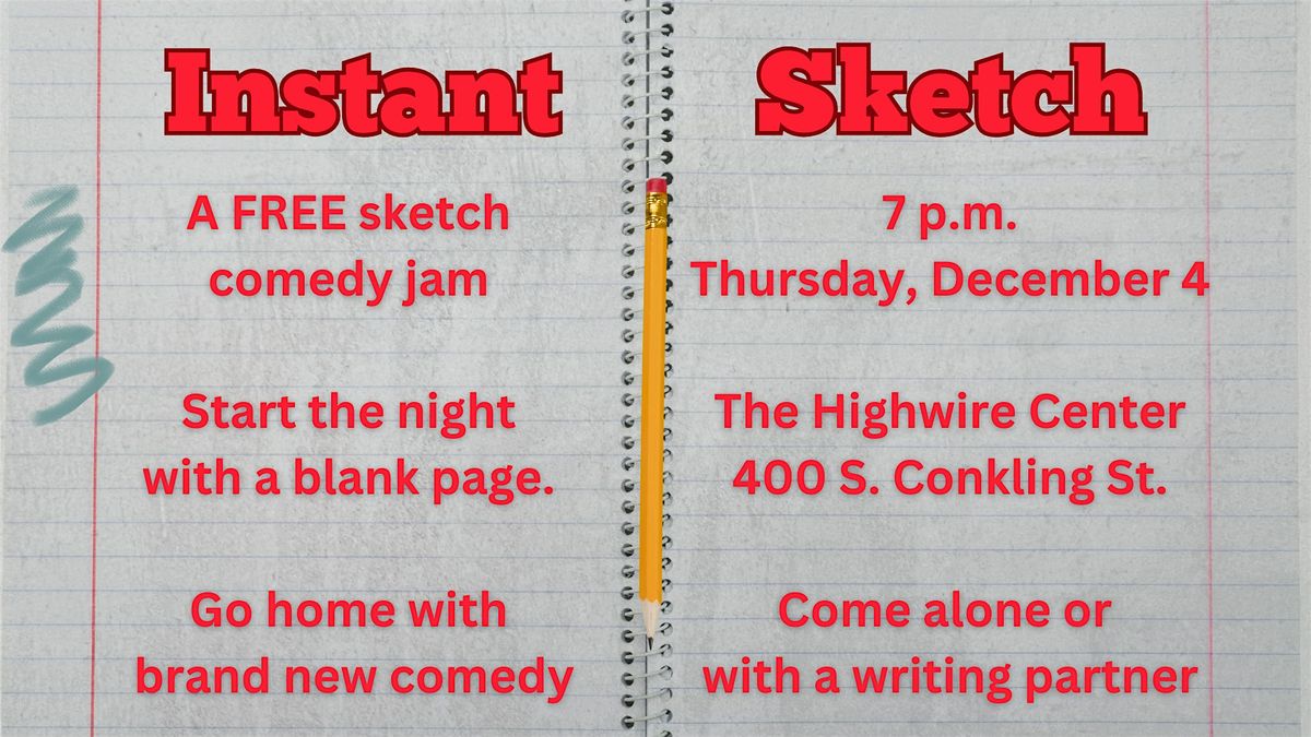 Instant Sketch: Create a Comedy Show in One Night