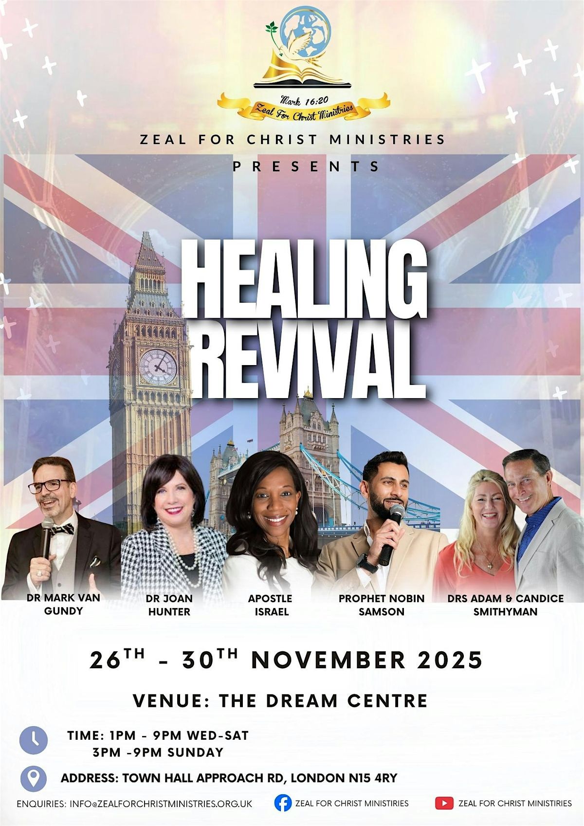 ZEAL FOR CHRIST MINISTRIES HEALING REVIVAL