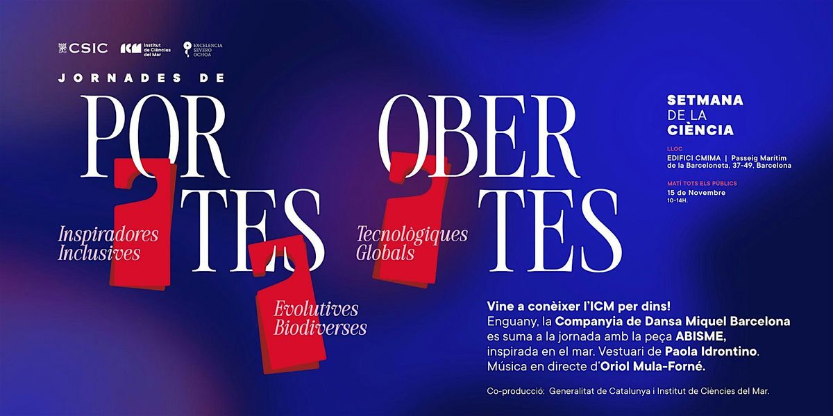 Portes Obertes ICM 2025