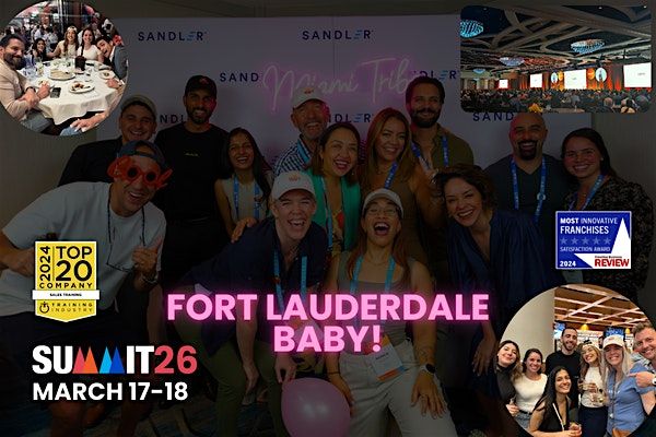 SUMMIT26: Premier Sales & Leadership Conference in Fort Lauderdale
