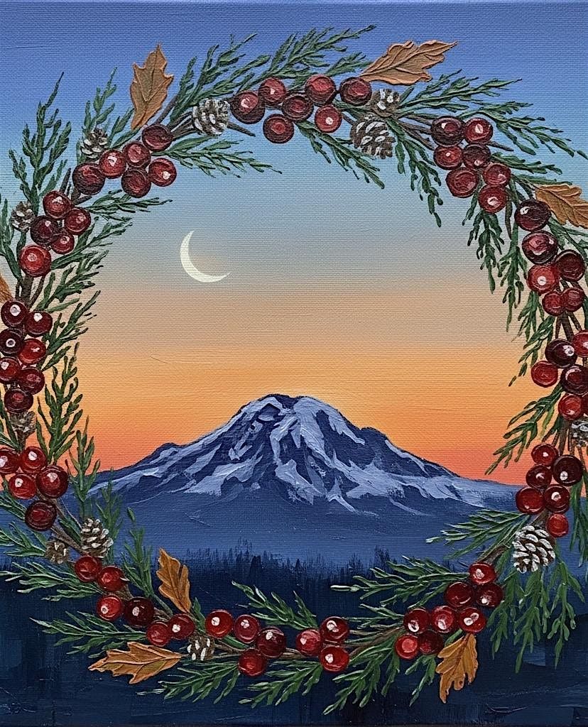 "Rainier Harvest Glow" Paint & Sip with Connect the Hops, Tues Nov 11