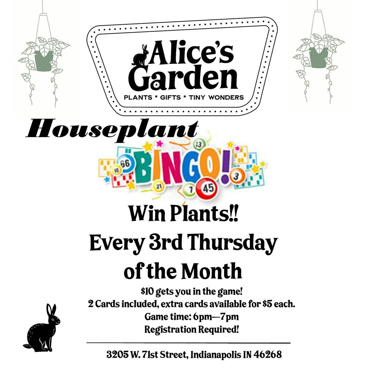 Houseplant Bingo