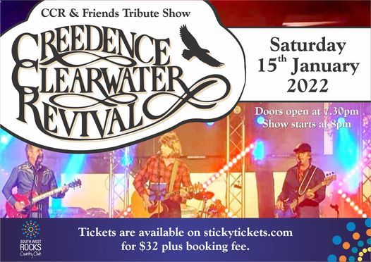 Creedence Clearwater Revival Show | South West Rocks Country Club,  Wauchope, NS | January 15, 2022