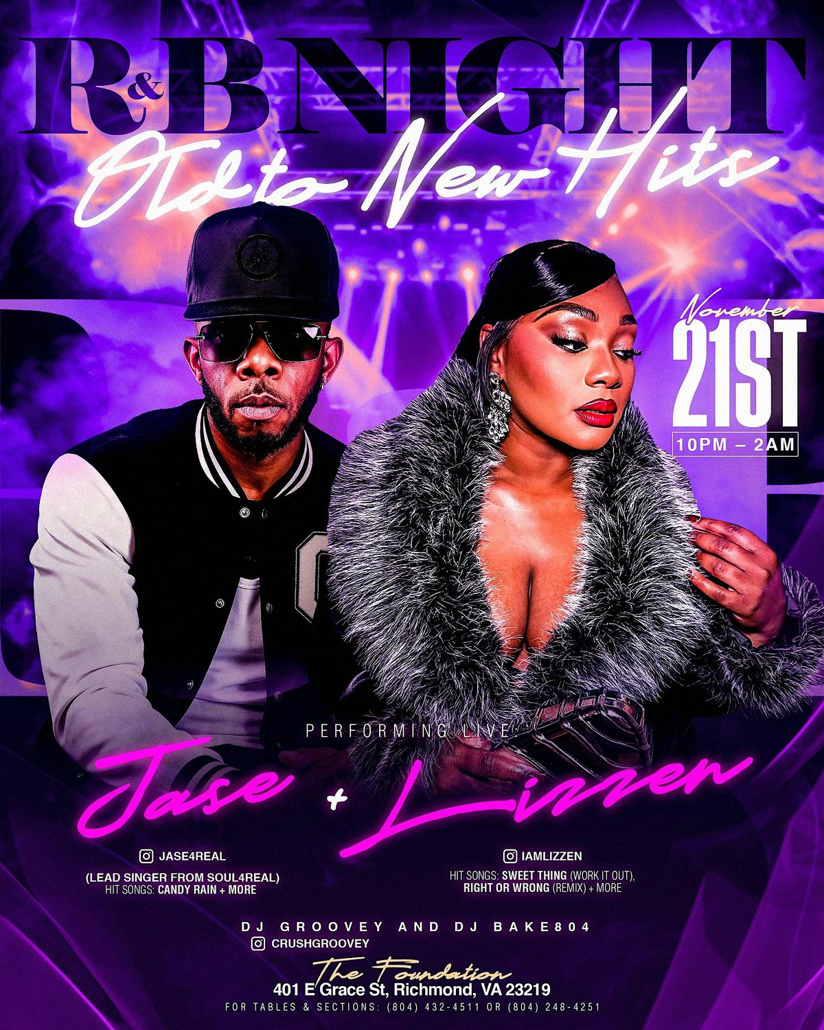 \u2764\ufe0f\u2764\ufe0fR&B Night with Lizzen and Jase(Soul4Real)