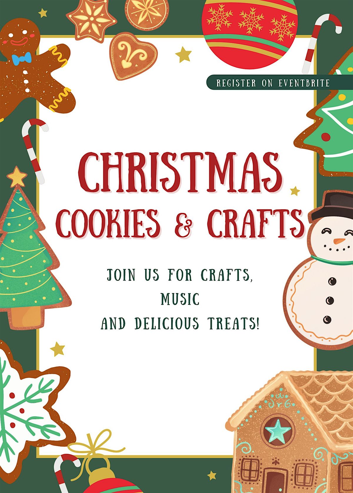 kids Christmas Cookies &  Crafts