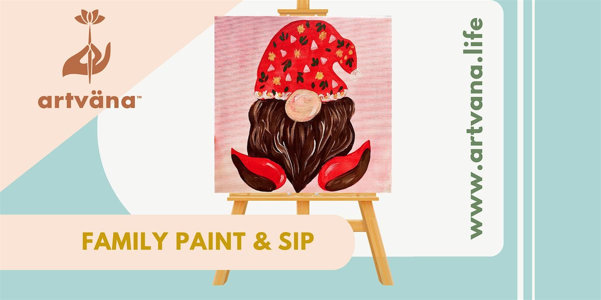 Artvana Kids & Family Painting class at Cafe Elite Lacey November 2025